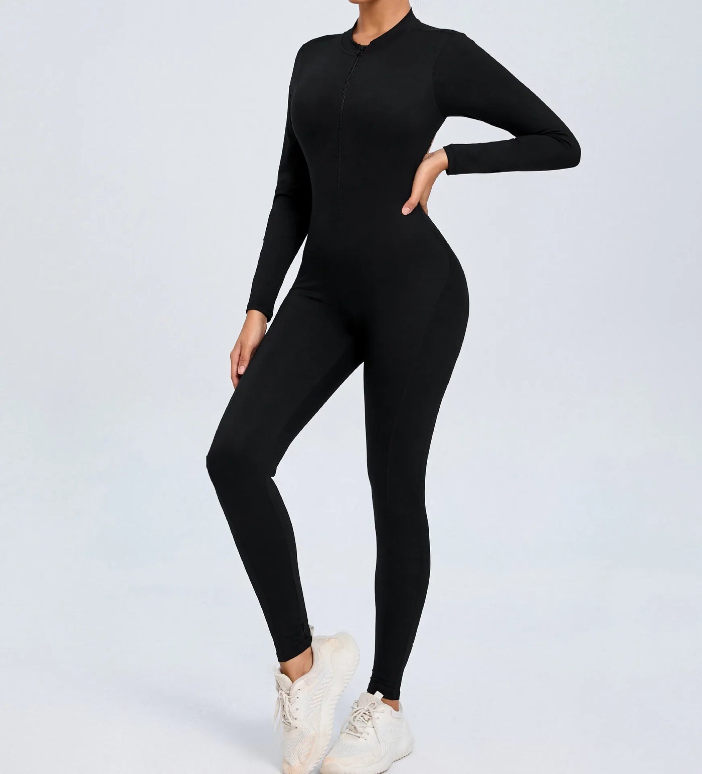 One-Piece Fitness Jumpsuit – Seamless Women’s Training Suit
