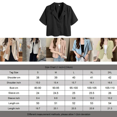 Summer Blazer – Women’s Short Sleeve
