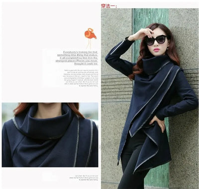 Long Wool Trench – Women’s Cashmere Coat