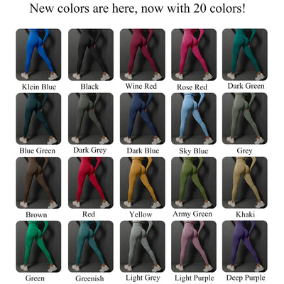 Booty Lifting Leggings – High Waist Seamless Yoga Pants