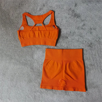 Seamless Sports Bra & Shorts Set