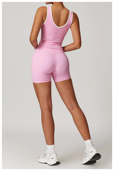 2-Piece Yoga Set – High Waist Leggings & Sports Bra for Women