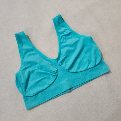Wireless Sleep Bra – No-Pad Yoga Bralette (Plus Size)
