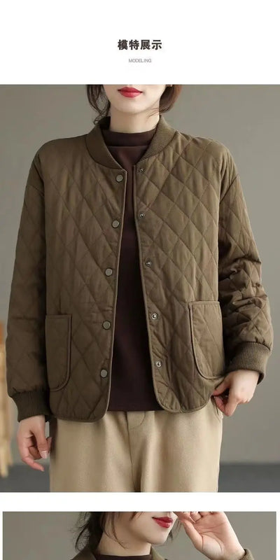 Quilted Cotton Jacket – Women’s Winter Coat