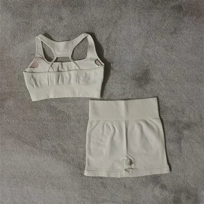 Seamless Sports Bra & Shorts Set