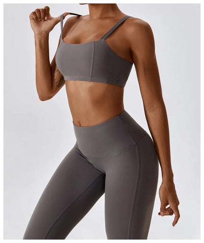 Seamless 2-Piece Workout Set – High Waist Leggings & Top
