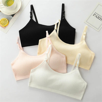 Girls' Training Bra – Adjustable Strap Sports Style