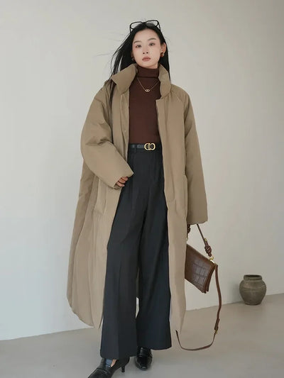 Long Parkas Thick Cotton-padded Jacket