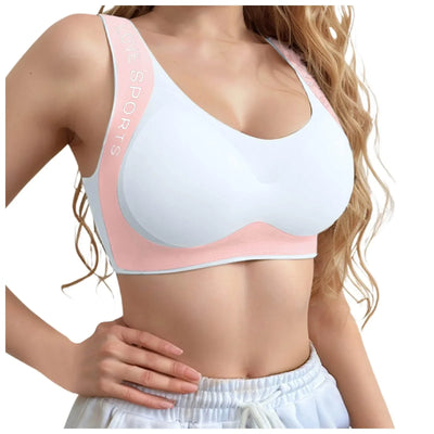 High Impact Sports Bra – Seamless Racerback Compression