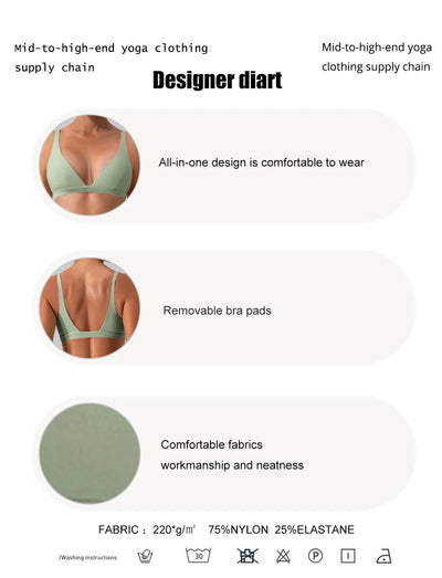 High Impact Sports Bra – Quick-Dry Gym Top