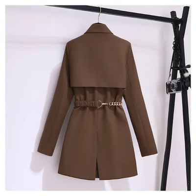 Korean Style Blazer – Women’s Lace-Up Jacket
