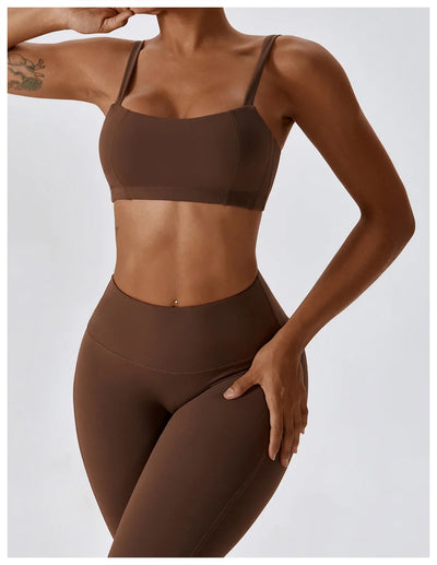 Seamless 2-Piece Workout Set – High Waist Leggings & Top