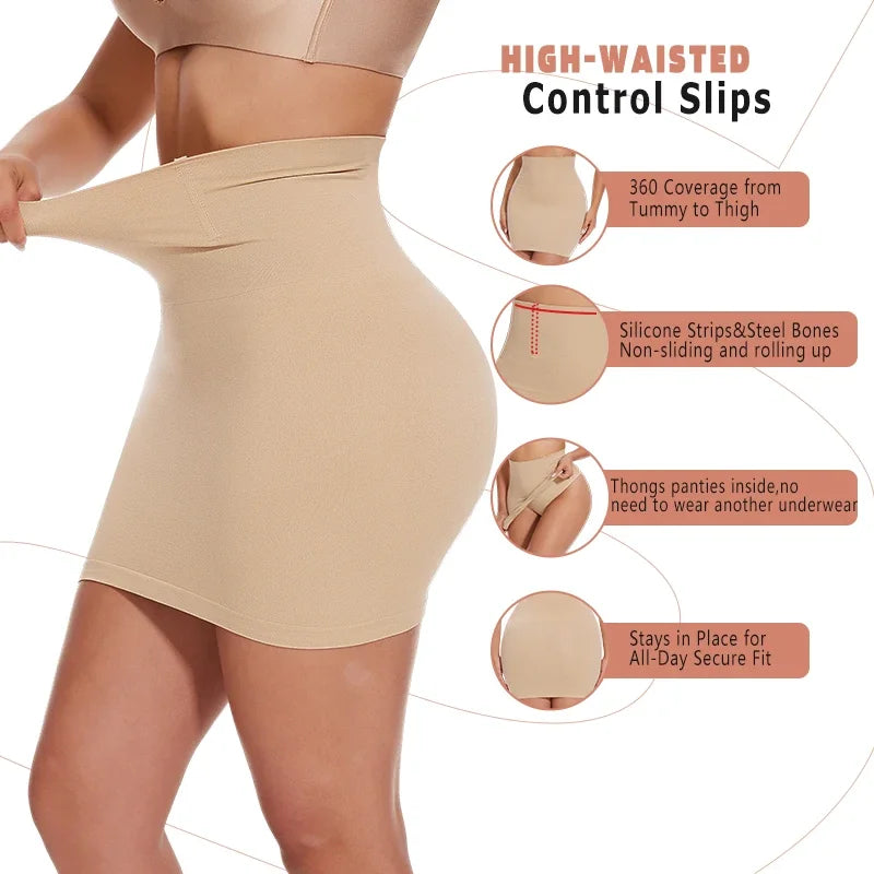 2-in-1 Tummy Control Underskirt