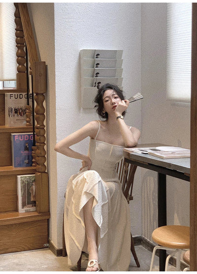 Vintage A-Line Maxi Dress – Summer Sling Style