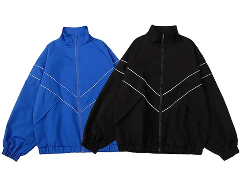 Reflective Windbreaker – Men’s Streetwear Jacket