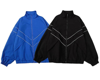 Reflective Windbreaker – Men’s Streetwear Jacket
