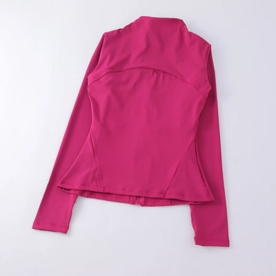 Zip Up Long Sleeve Yoga Jacket