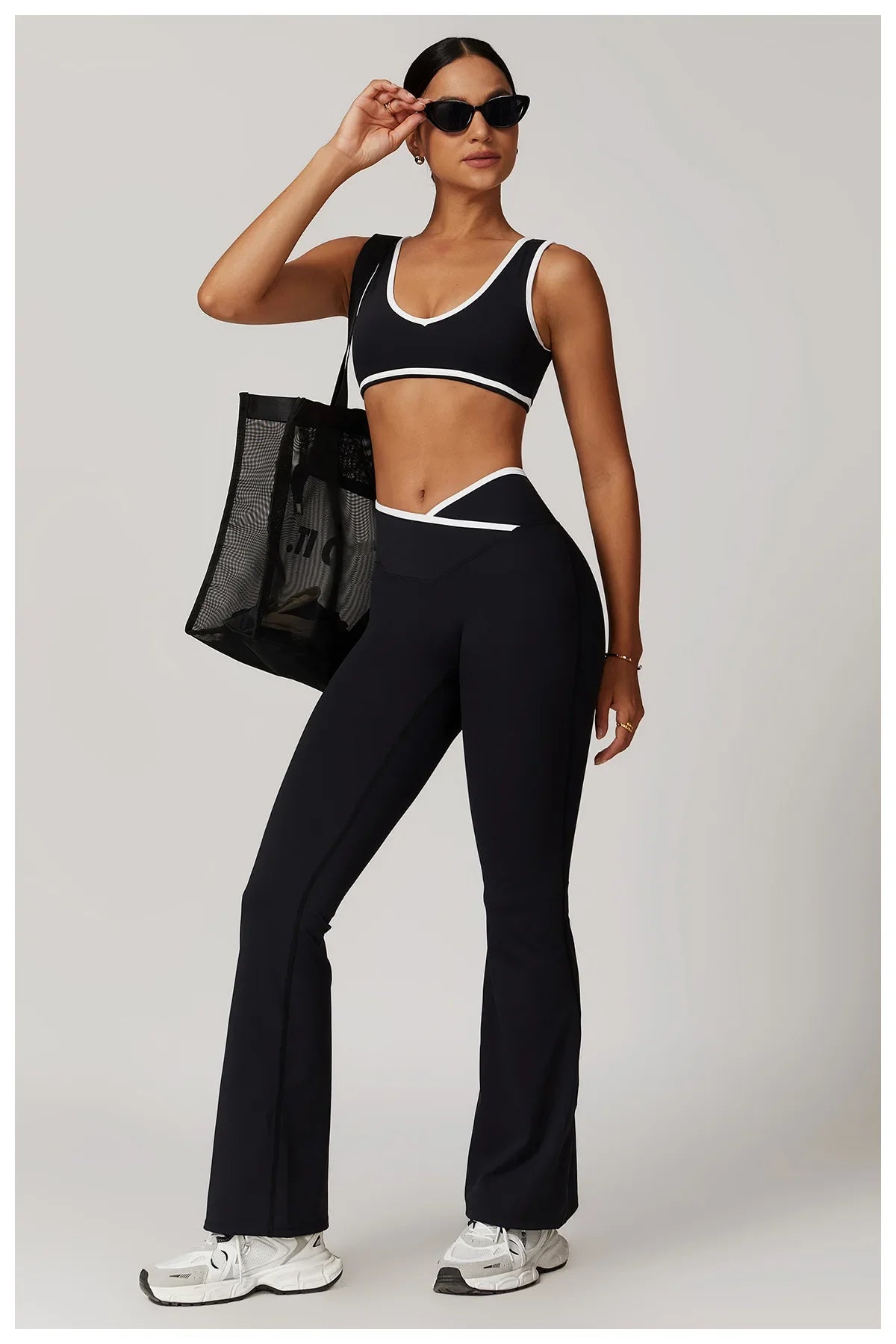 2-Piece Yoga Set – High Waist Leggings & Sports Bra for Women