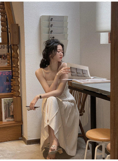 Vintage A-Line Maxi Dress – Summer Sling Style