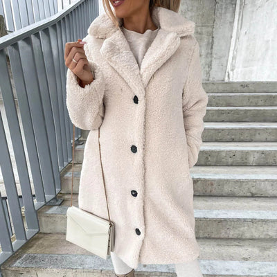 Teddy Trench Coat – Women’s Winter Overcoat