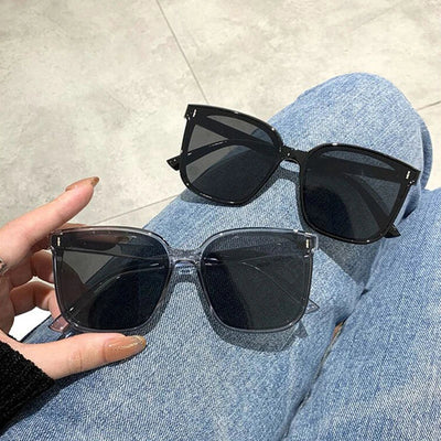 Vintage Square Oversized Retro Sunglasses