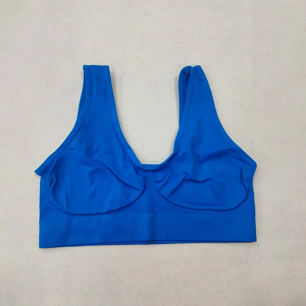 Wireless Sleep Bra – No-Pad Yoga Bralette (Plus Size)