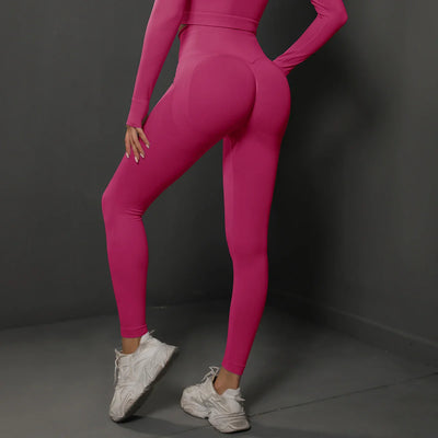Booty Lifting Leggings – High Waist Seamless Yoga Pants