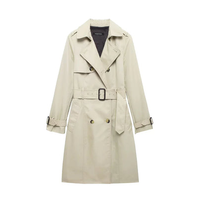 Double Breasted Trench – Women’s Belted Coat