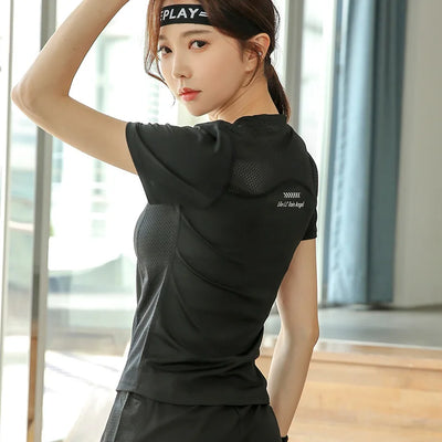 Quick Dry Short Sleeve Sports Top