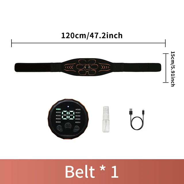 EMS Abs Trainer Belt – Smart Muscle Massager