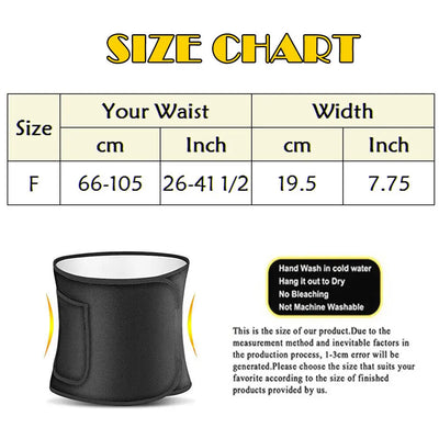 Waist Trainer Wrap – Sweat Belt & Tummy Control