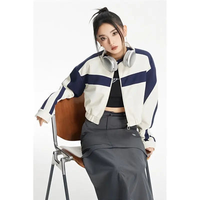 Vintage Patchwork Jacket – Women’s Streetwear