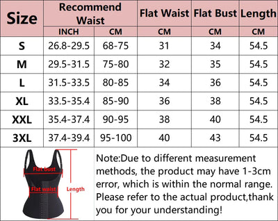Waist Trainer Vest – Slimming Sauna Shapewear Top
