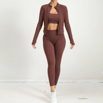2-Piece Yoga Jacket & Leggings Set