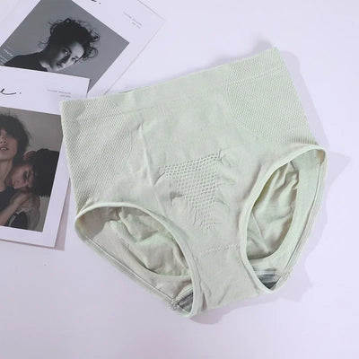 High-Waist Cotton Briefs – Tummy Control Triangle Underwear