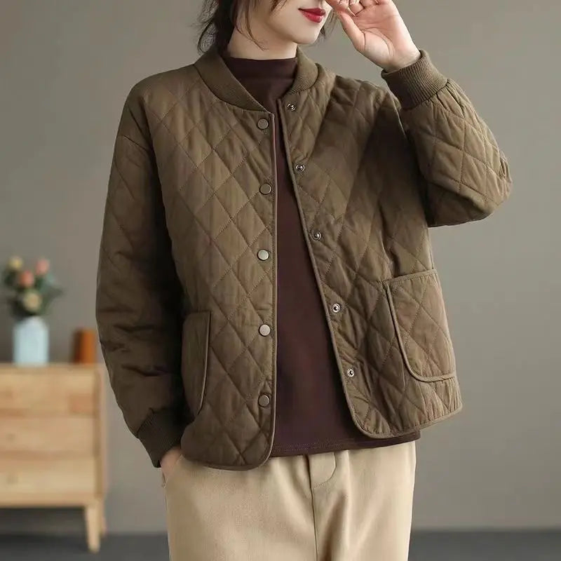 Quilted Cotton Jacket – Women’s Winter Coat