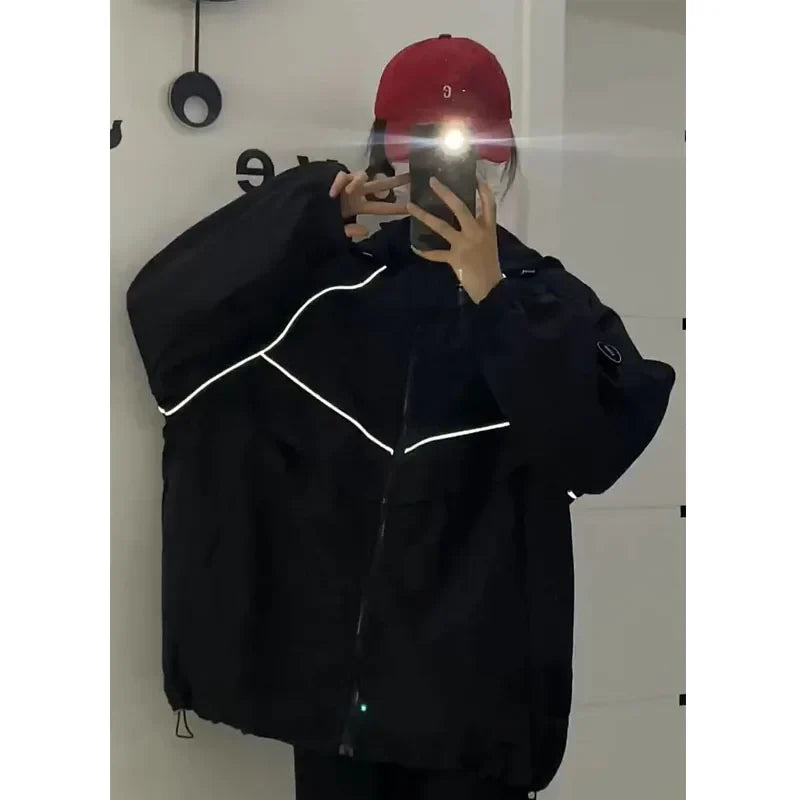 Vintage Patchwork Jacket – Women’s Streetwear