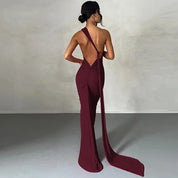 Elegant One Shoulder Maxi Dress