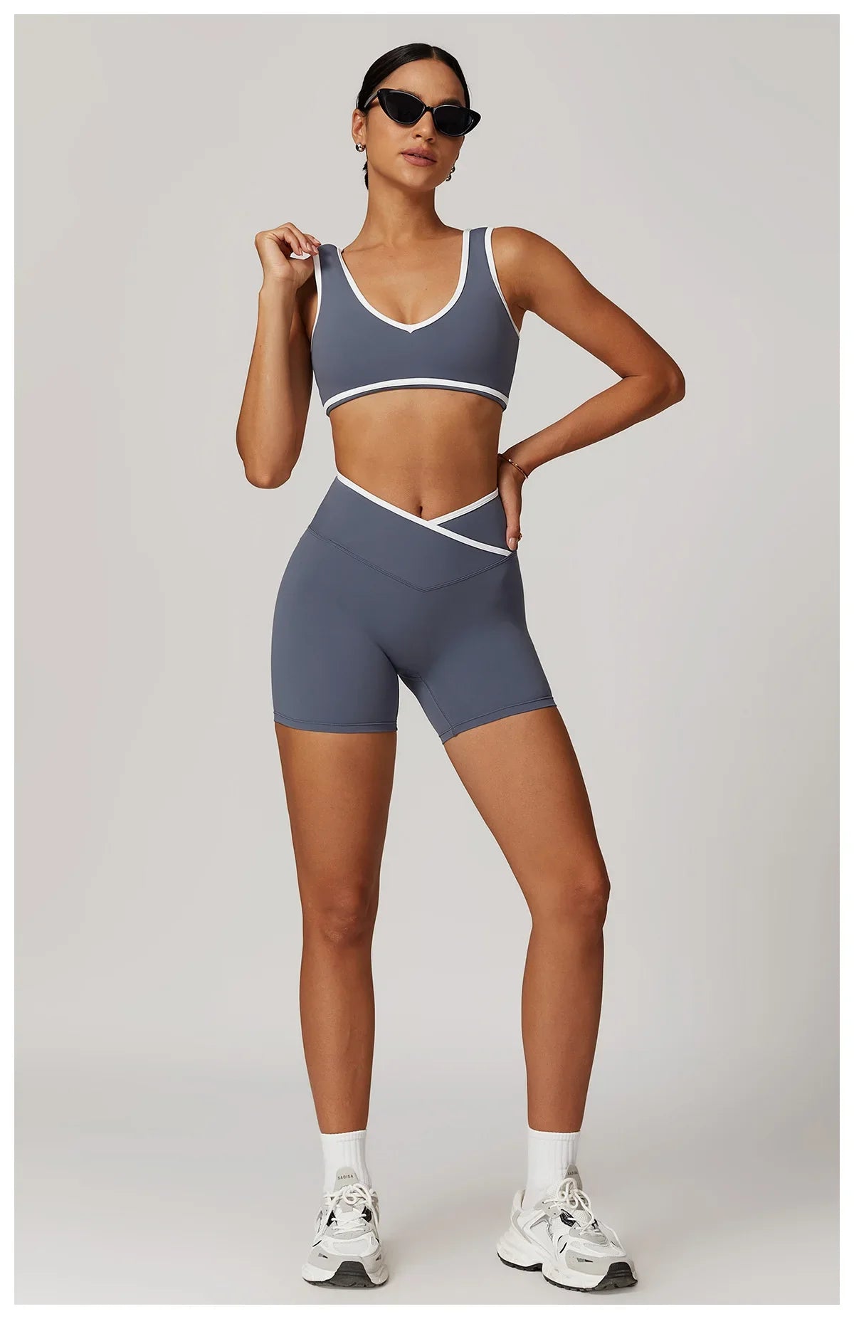 2-Piece Yoga Set – High Waist Leggings & Sports Bra for Women