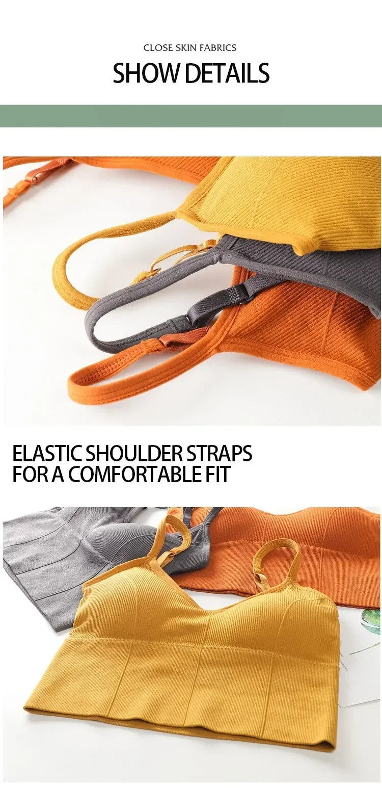 Beauty Back Bralette – Seamless Push-Up Sports Bra
