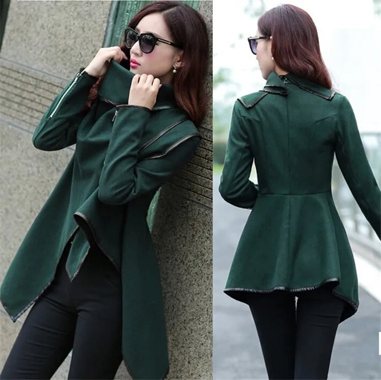 Long Wool Trench – Women’s Cashmere Coat