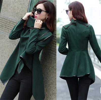 Long Wool Trench – Women’s Cashmere Coat