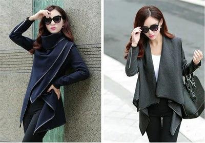 Long Wool Trench – Women’s Cashmere Coat
