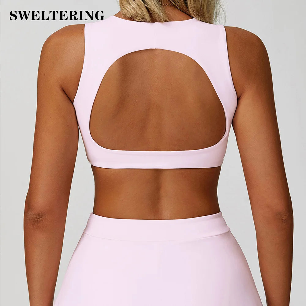 Backless Yoga Sports Bra