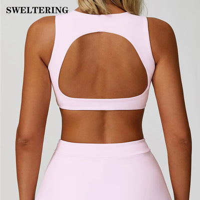 Backless Yoga Sports Bra