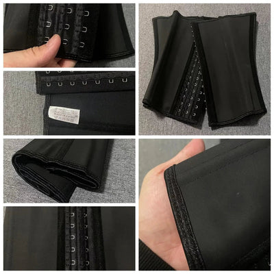 Latex Waist Trainer Corset – 9-Steel Bone Body Shaper