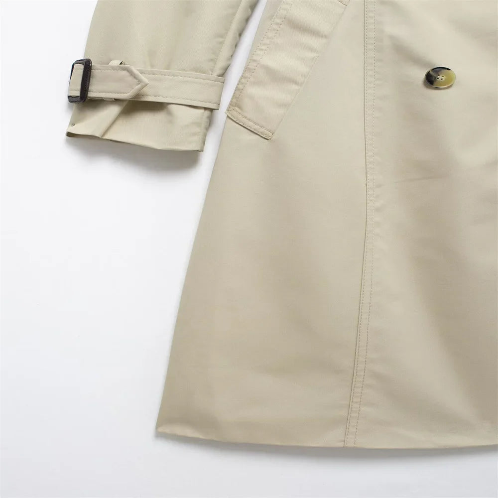 Double Breasted Trench – Women’s Belted Coat