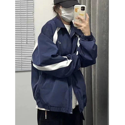 Vintage Patchwork Jacket – Women’s Streetwear