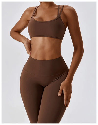Seamless 2-Piece Workout Set – High Waist Leggings & Top