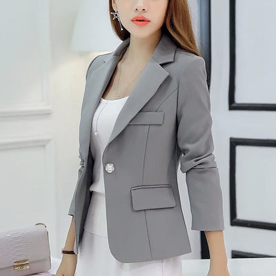 Slim Fit Blazer – Women’s Korean Style
